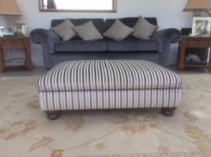 Hill Upholstery & DesignThree Piece suite recover Essex finished product