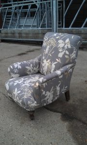 Hill Upholstery & Design Essex chair reupholstery
