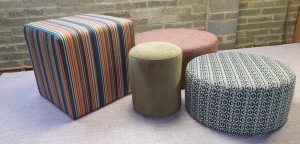 Bespoke Upholstered Footstools Pouffes Essex