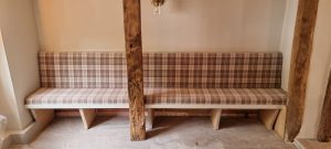 Pub seating reupholstery Essex