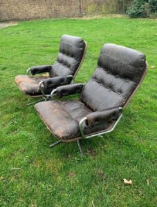 Vintage Danish chair reupholstery Essex